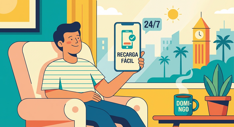 Olvidaste recargar el fin de semana? Soluciones 24/7